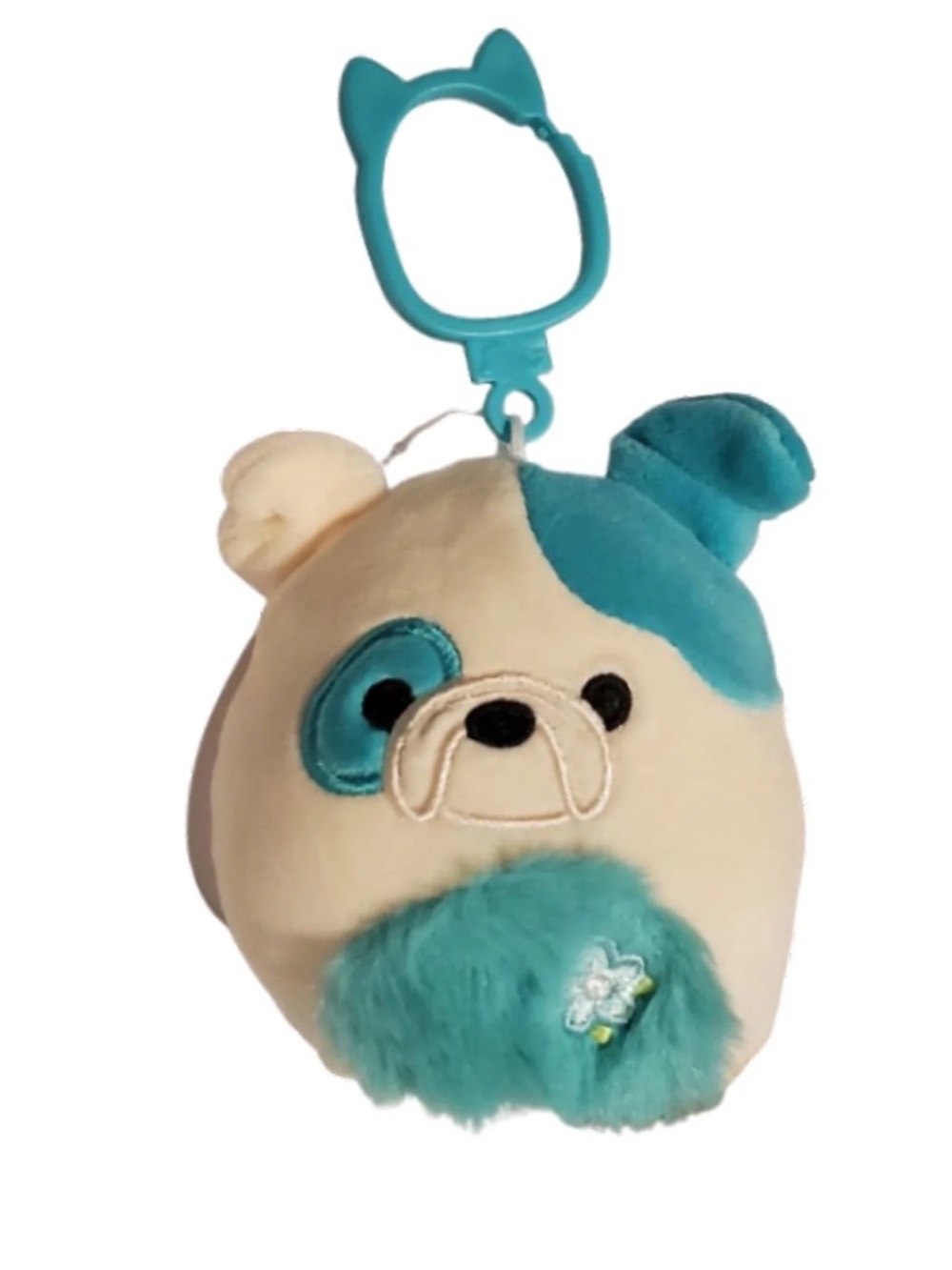 Squishmallows 3.5" Easter Clip-On Reynolds the Bulldog